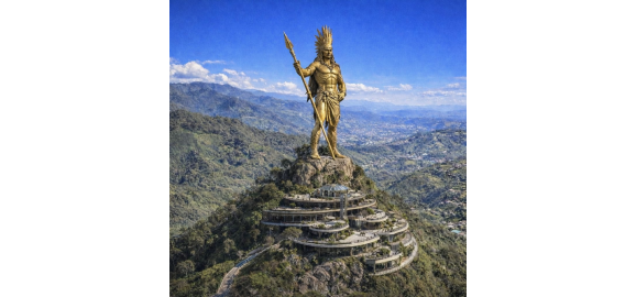 Empresario Johan Galvis plantea monumento al cacique Calarcá como eje de desarrollo turístico